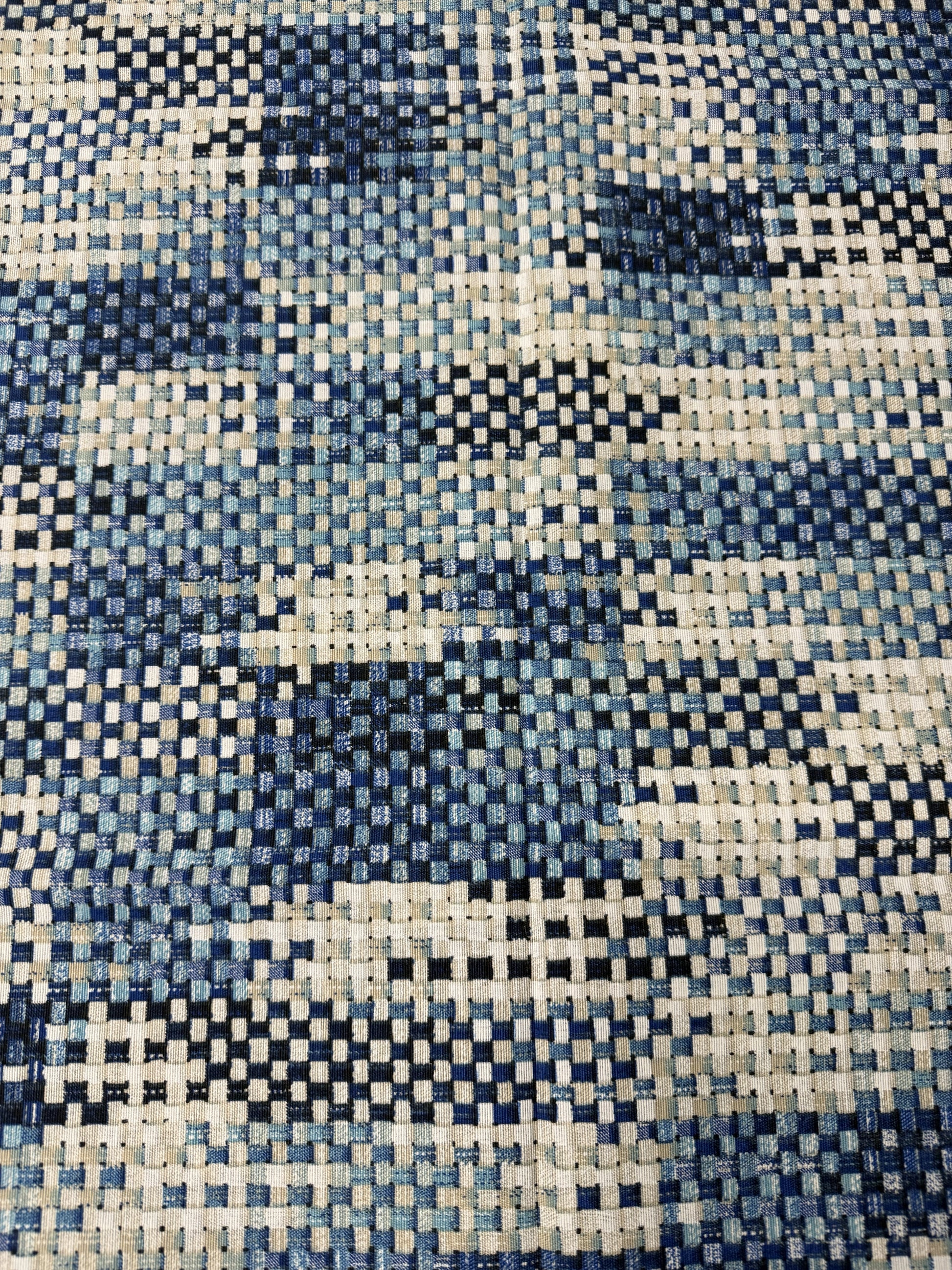 Scampolo Cotone Arredo Fantasia Effetto Vinimi