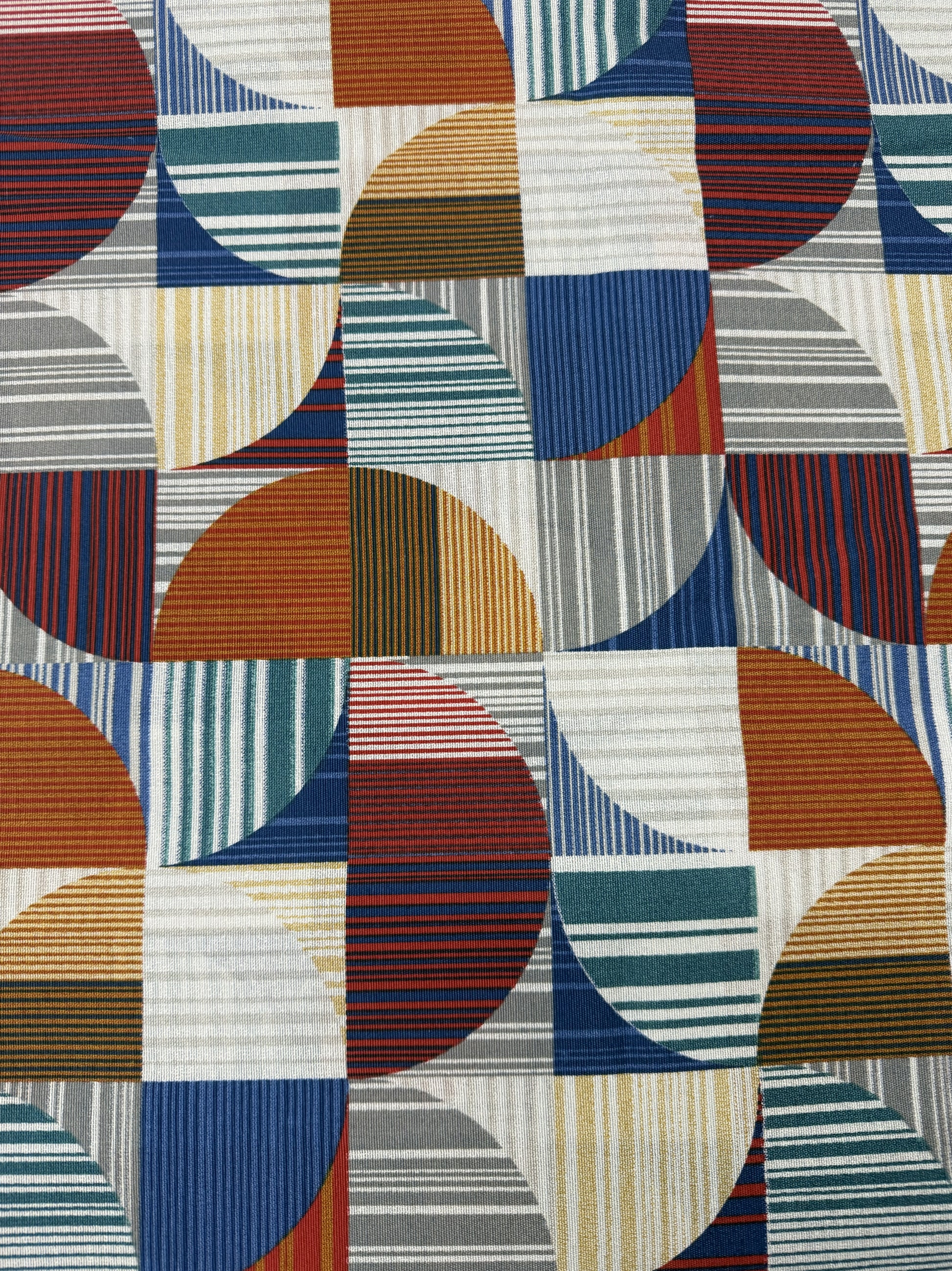 Scampolo Cotone Arredo Fantasia Geometrica