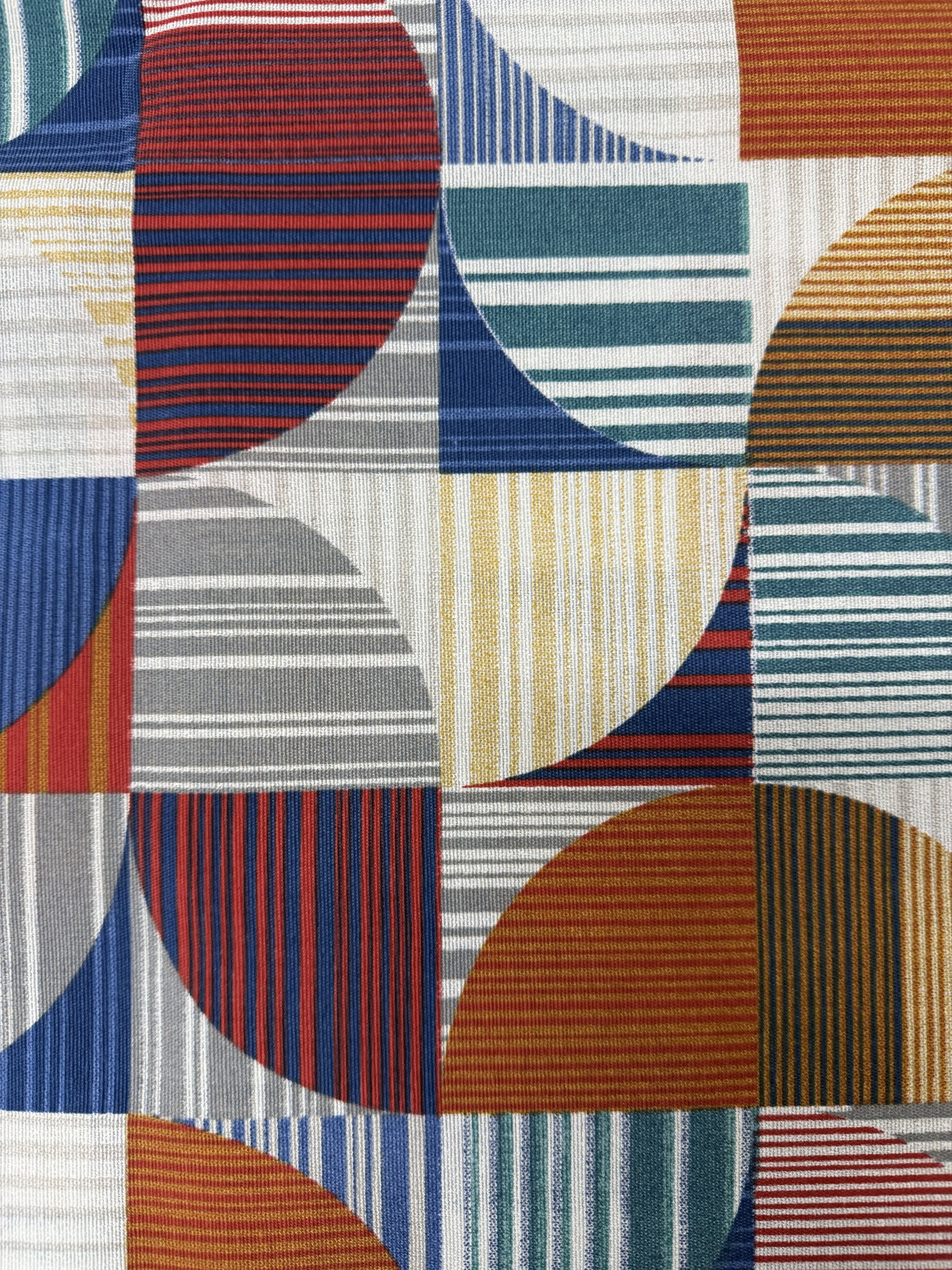 Scampolo Cotone Arredo Fantasia Geometrica
