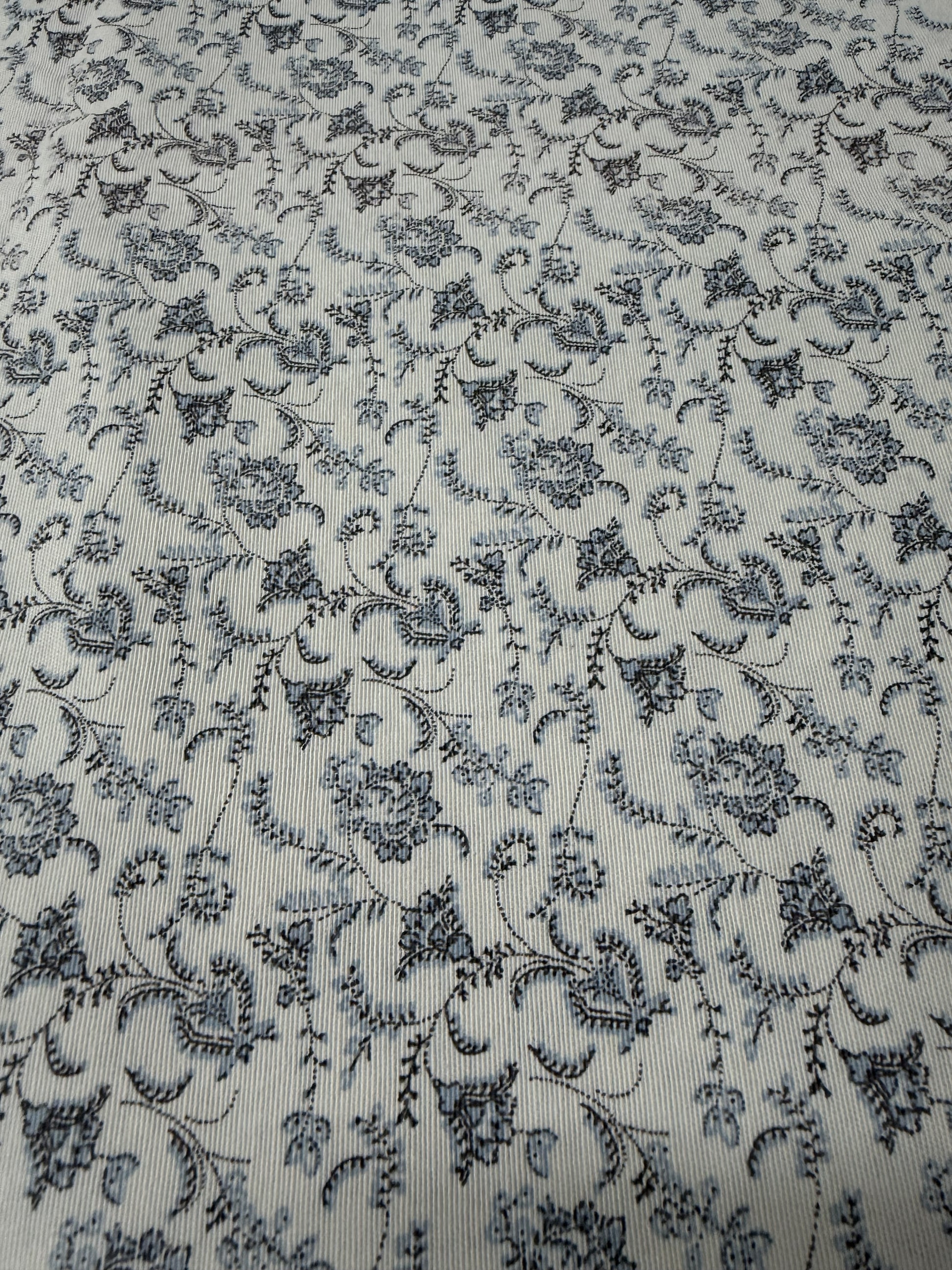 Scampolo Cotone Arredo Fantasia Motivo Floreale