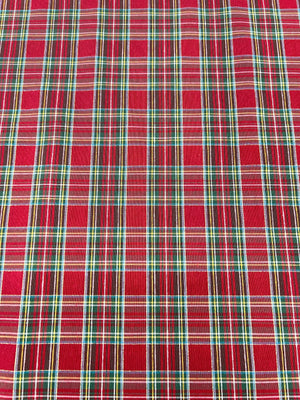 Tessuto Cotone Tartan Medio Tinto in Filo
