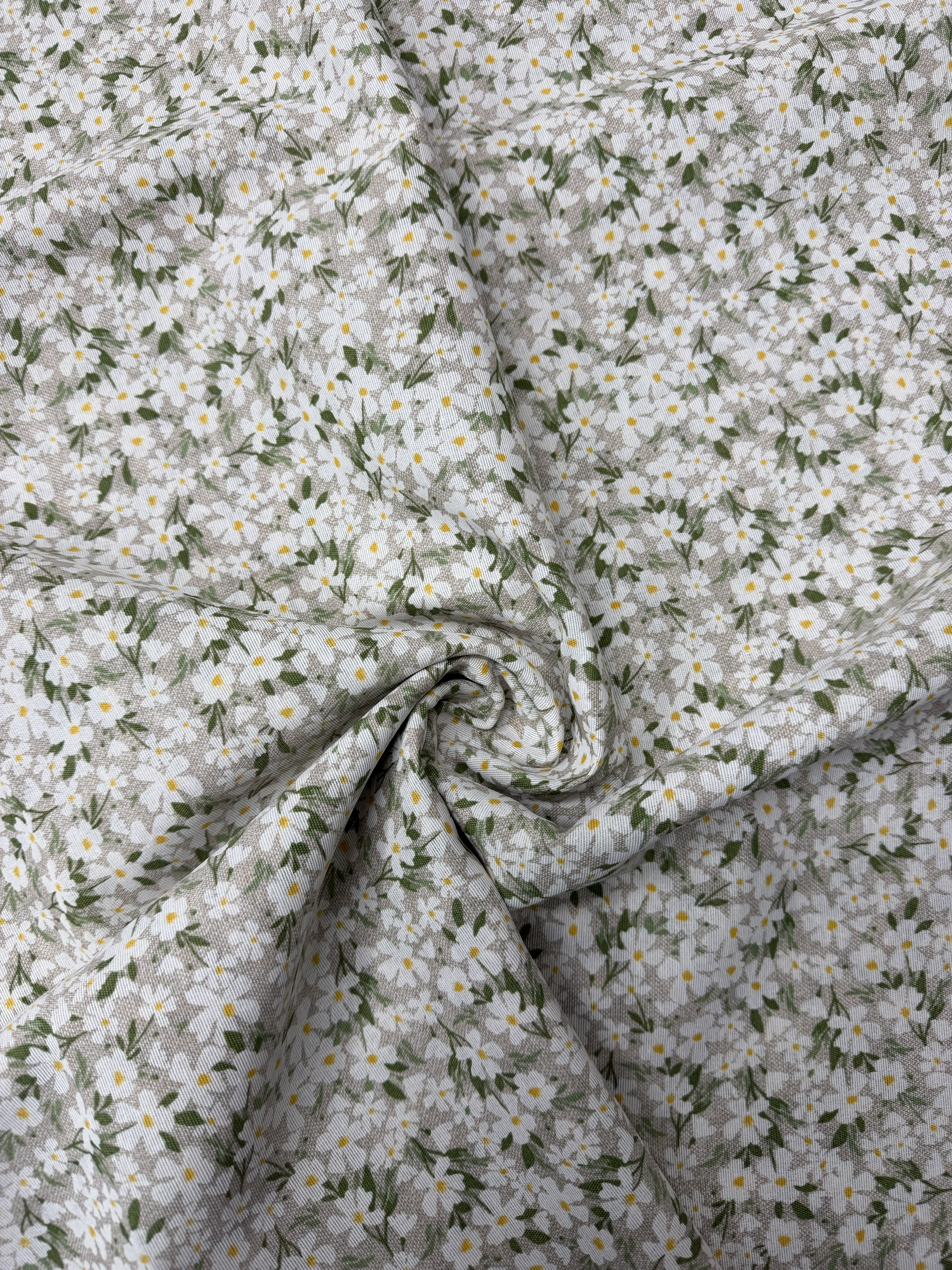 Scampolo Cotone Arredo Prato Fiorito