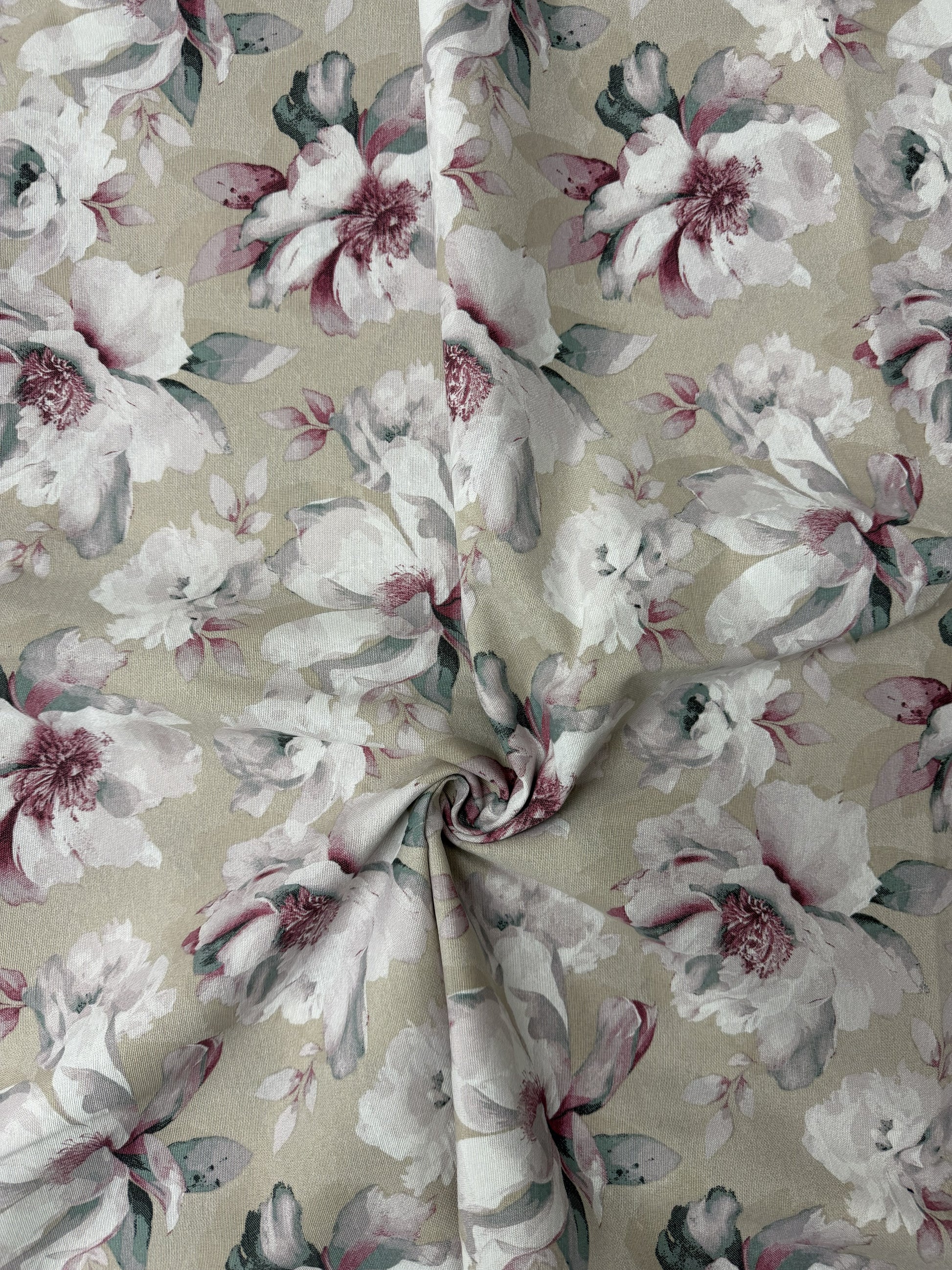 Scampolo Cotone Arredo Peonia Pastello