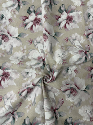 Scampolo Cotone Arredo Peonia Pastello