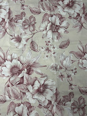 Scampolo Cotone Arredo Fiori di Porcellana