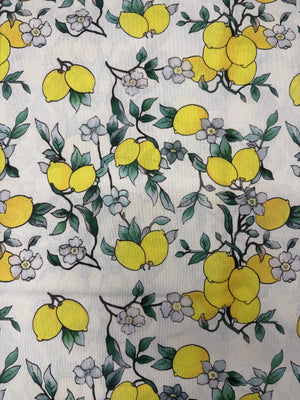 Scampolo Cotone Arredo Fantasia Limone