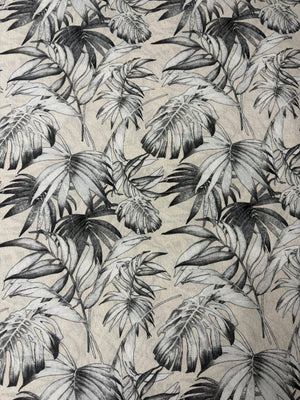 Scampolo Cotone Arredo Foglie Tropicali