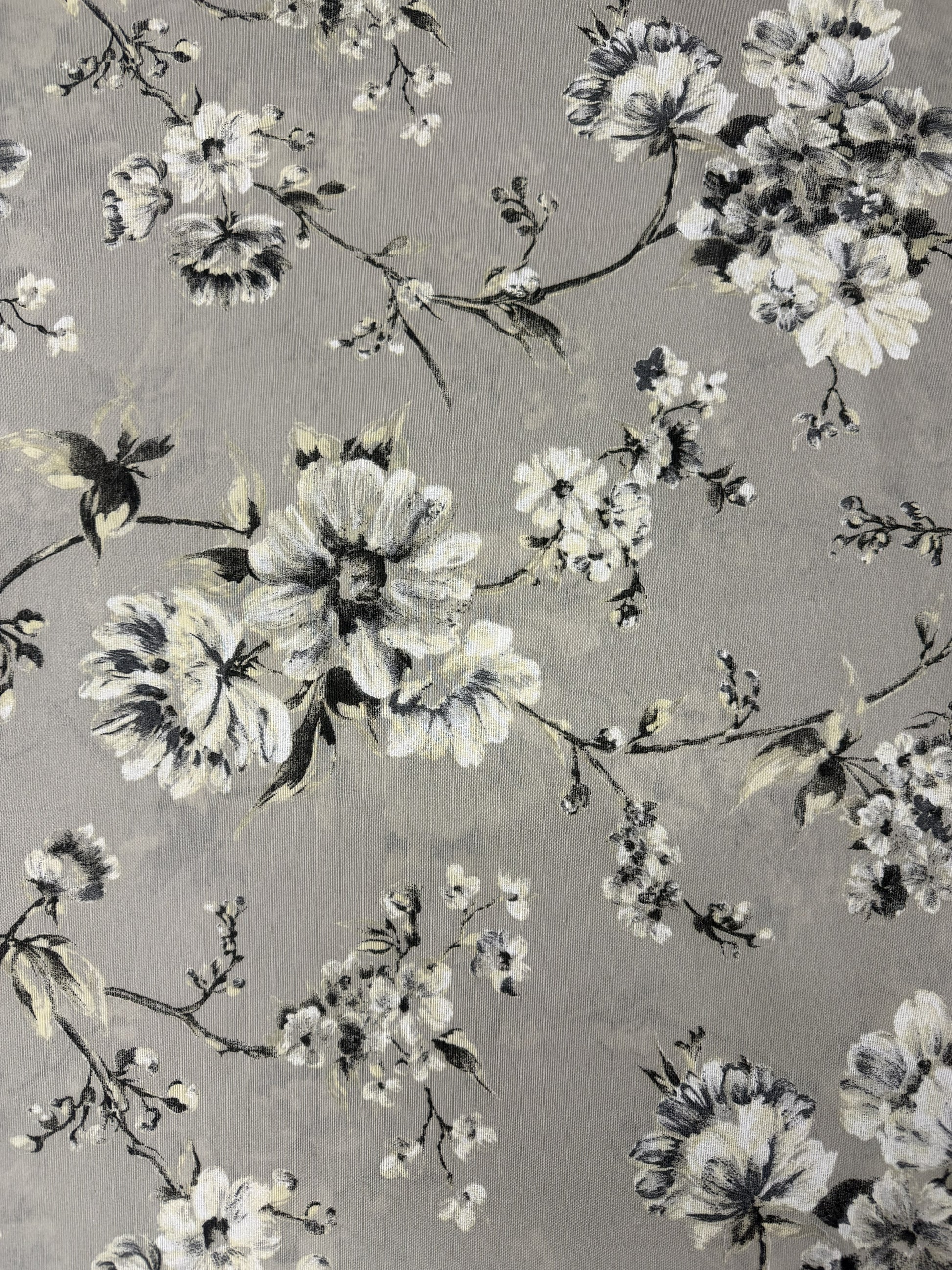 Scampolo Cotone Arredo Rametti Floreali