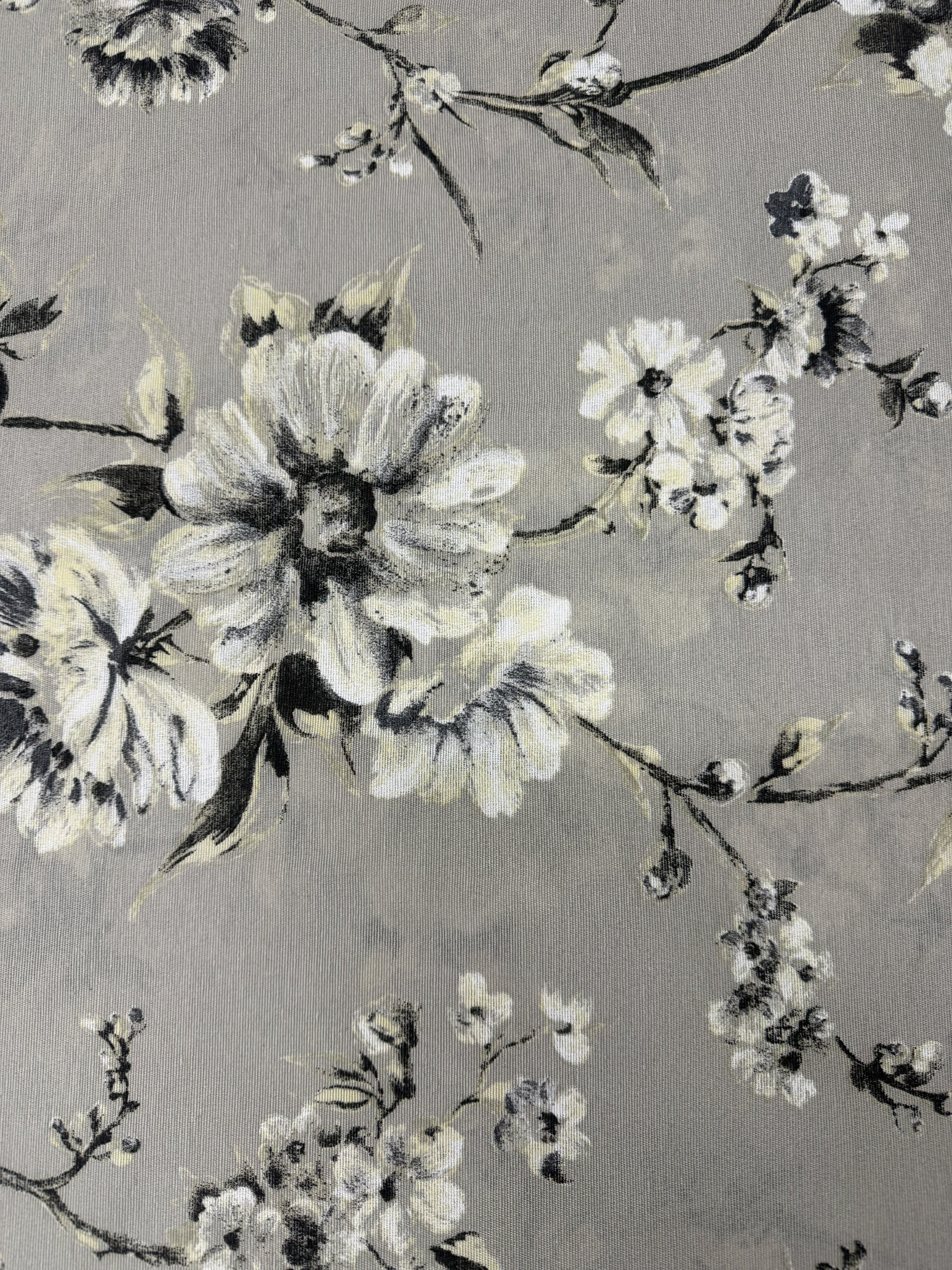 Scampolo Cotone Arredo Rametti Floreali
