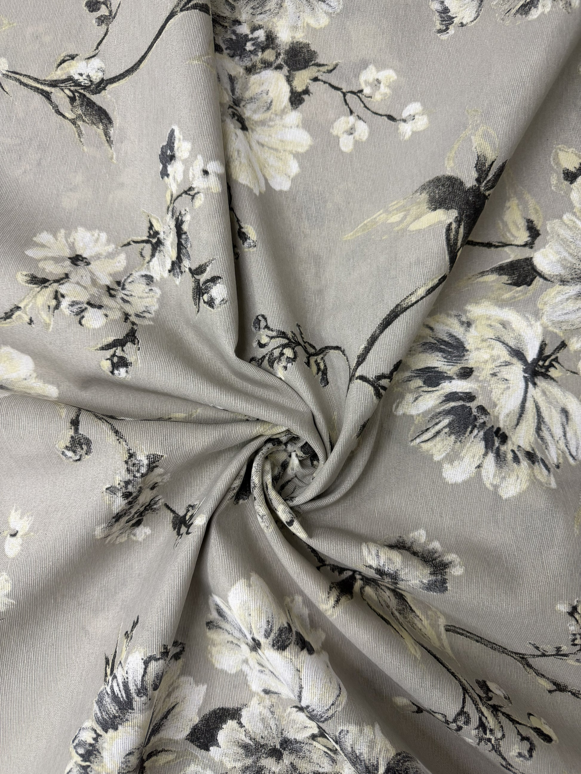 Scampolo Cotone Arredo Rametti Floreali