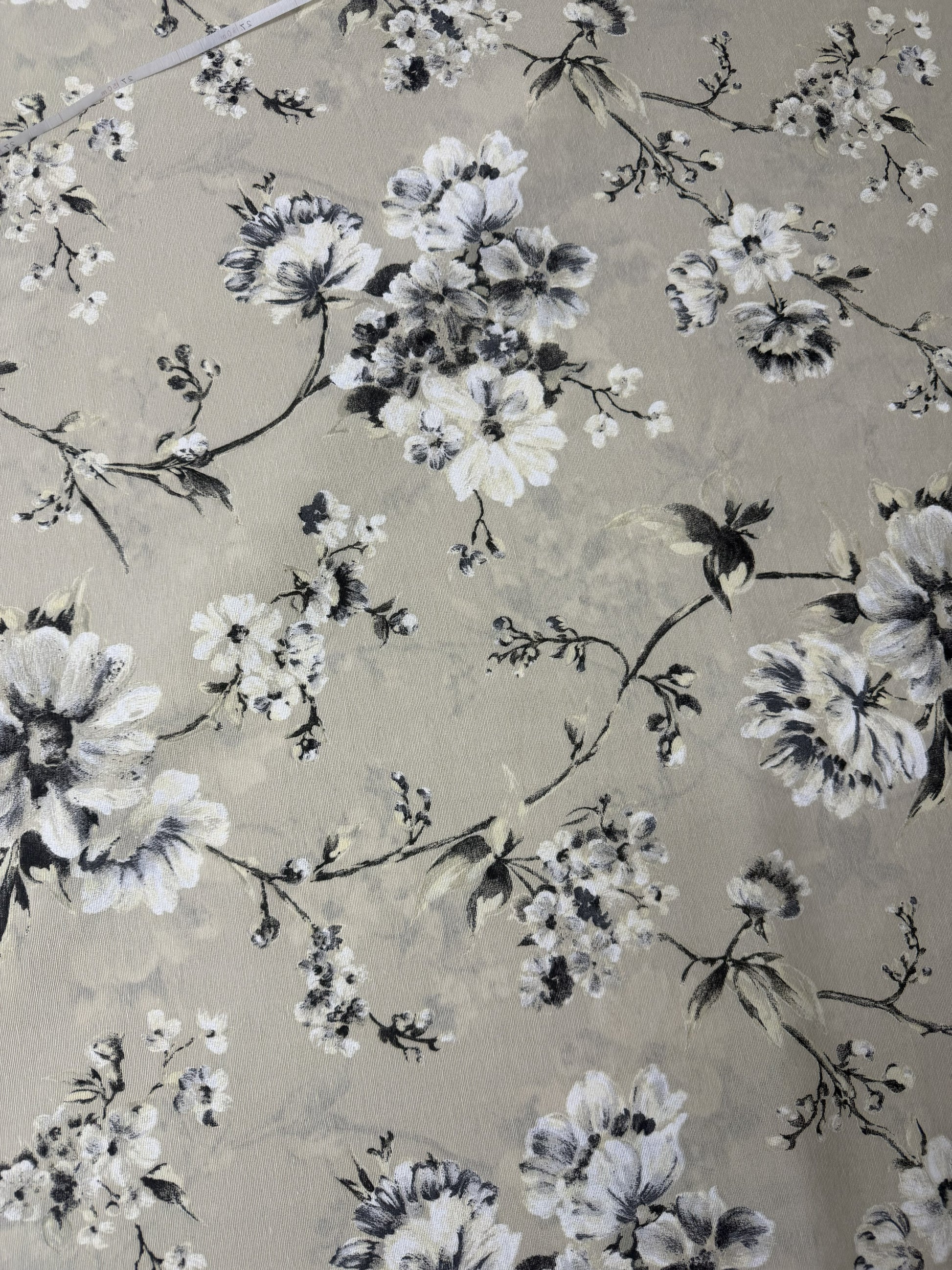 Scampolo Cotone Arredo Rametti Floreali