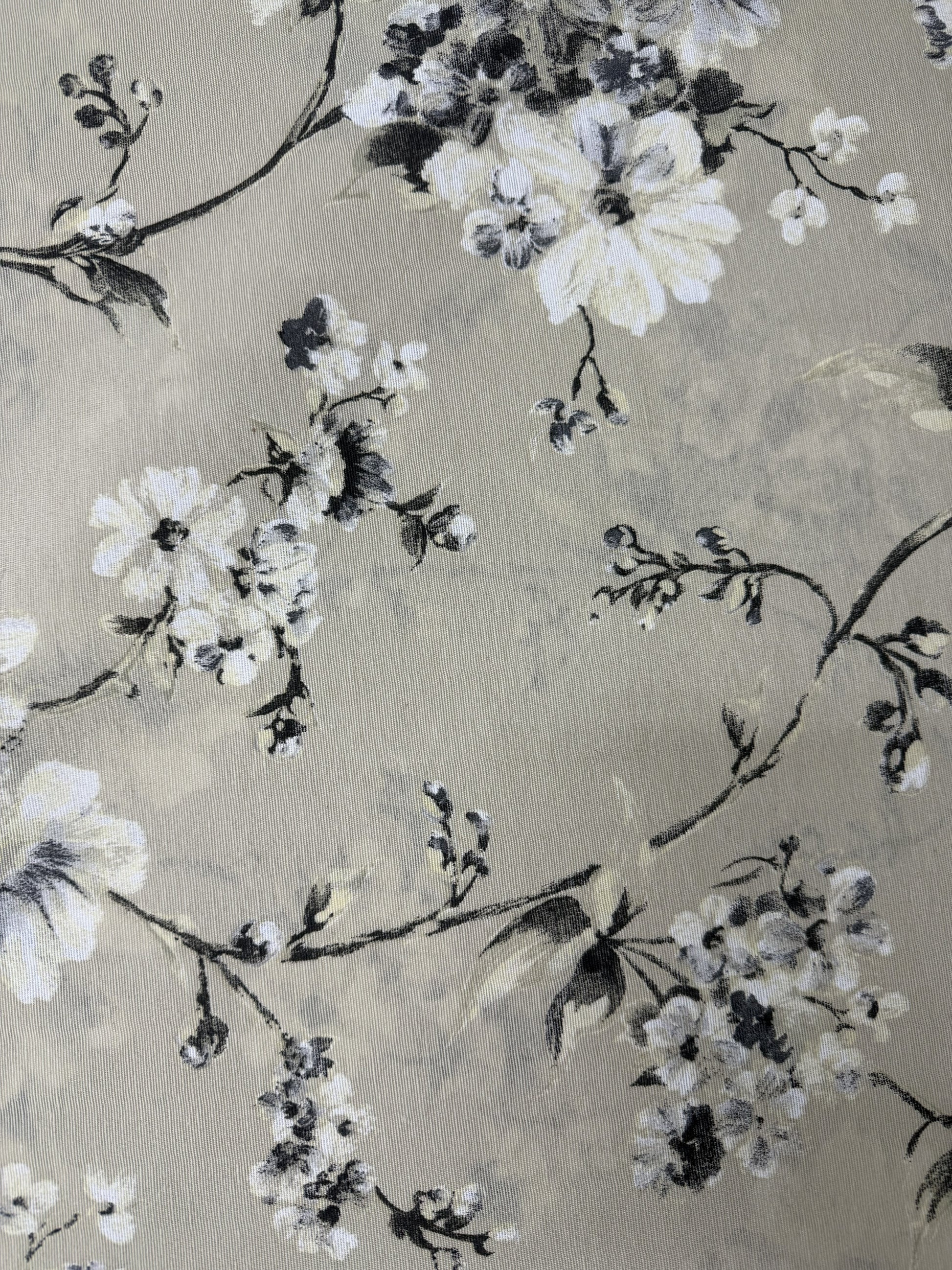 Scampolo Cotone Arredo Rametti Floreali