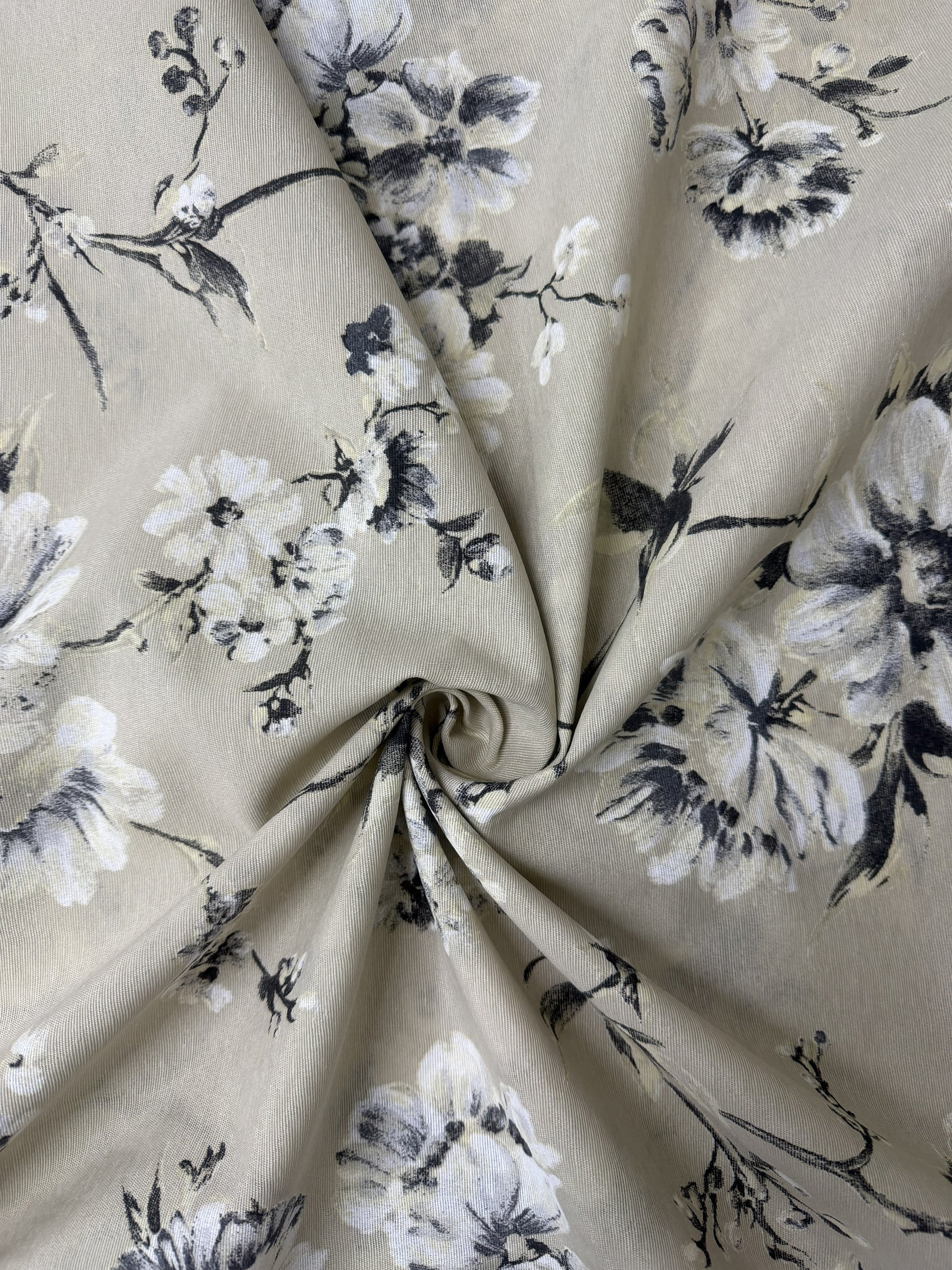 Scampolo Cotone Arredo Rametti Floreali