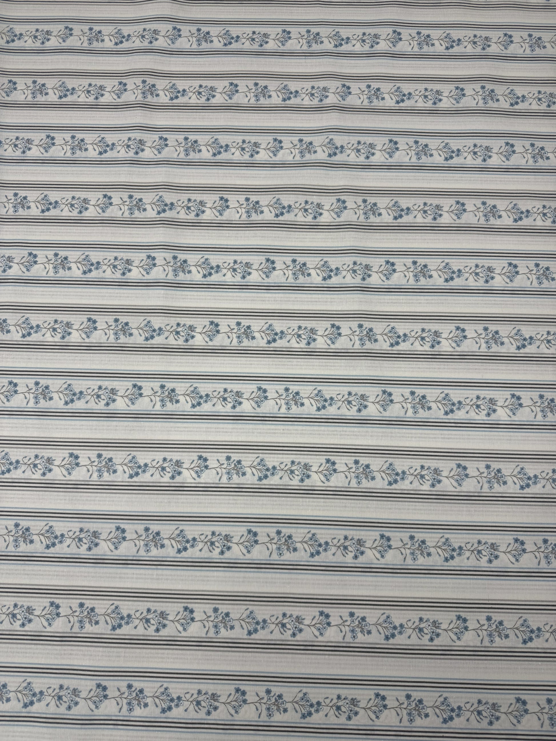 Scampolo Cotone Arredo Riga Floreale