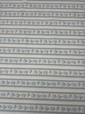 Scampolo Cotone Arredo Riga Floreale