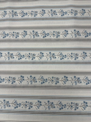 Scampolo Cotone Arredo Riga Floreale