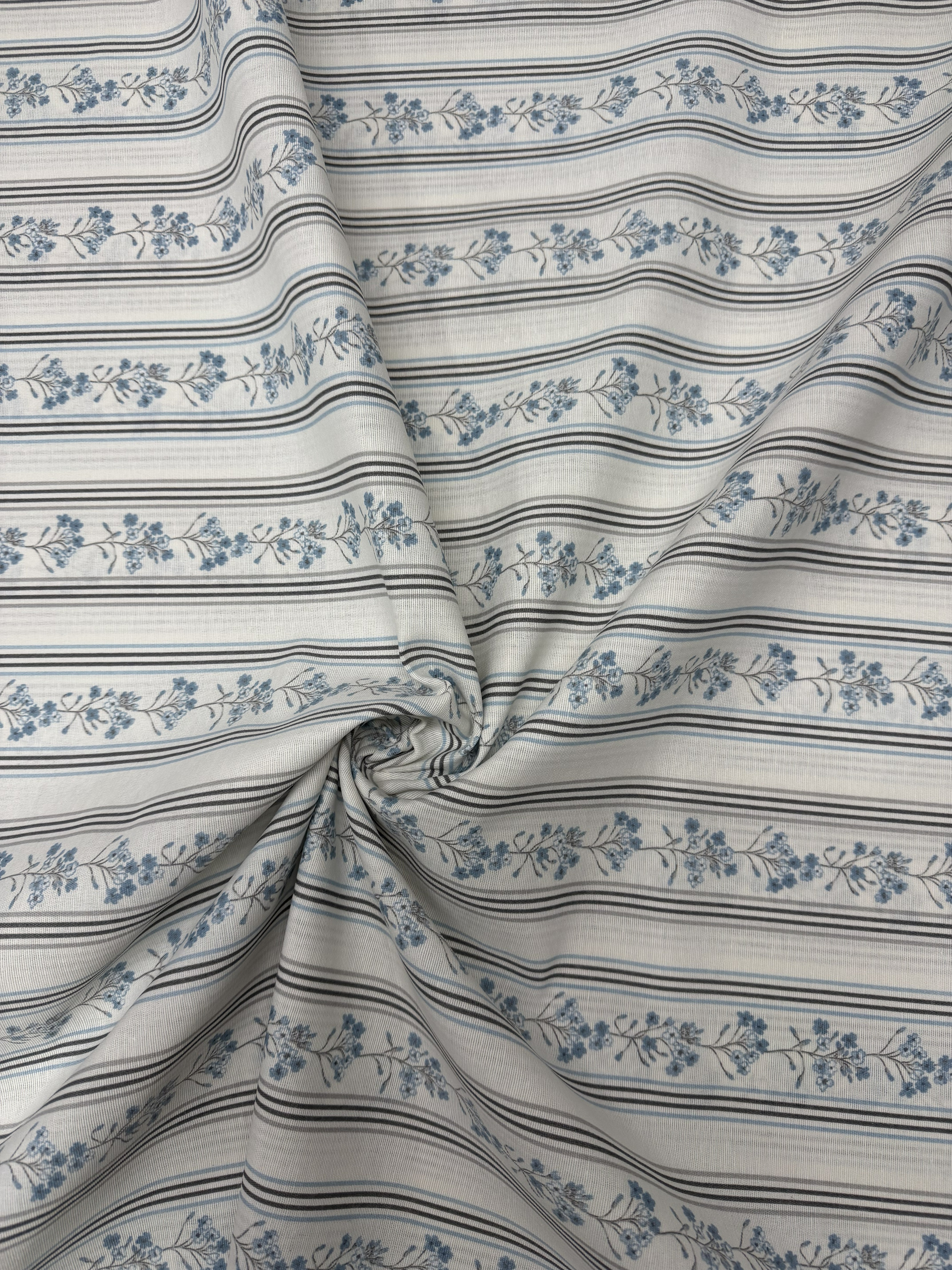 Scampolo Cotone Arredo Riga Floreale