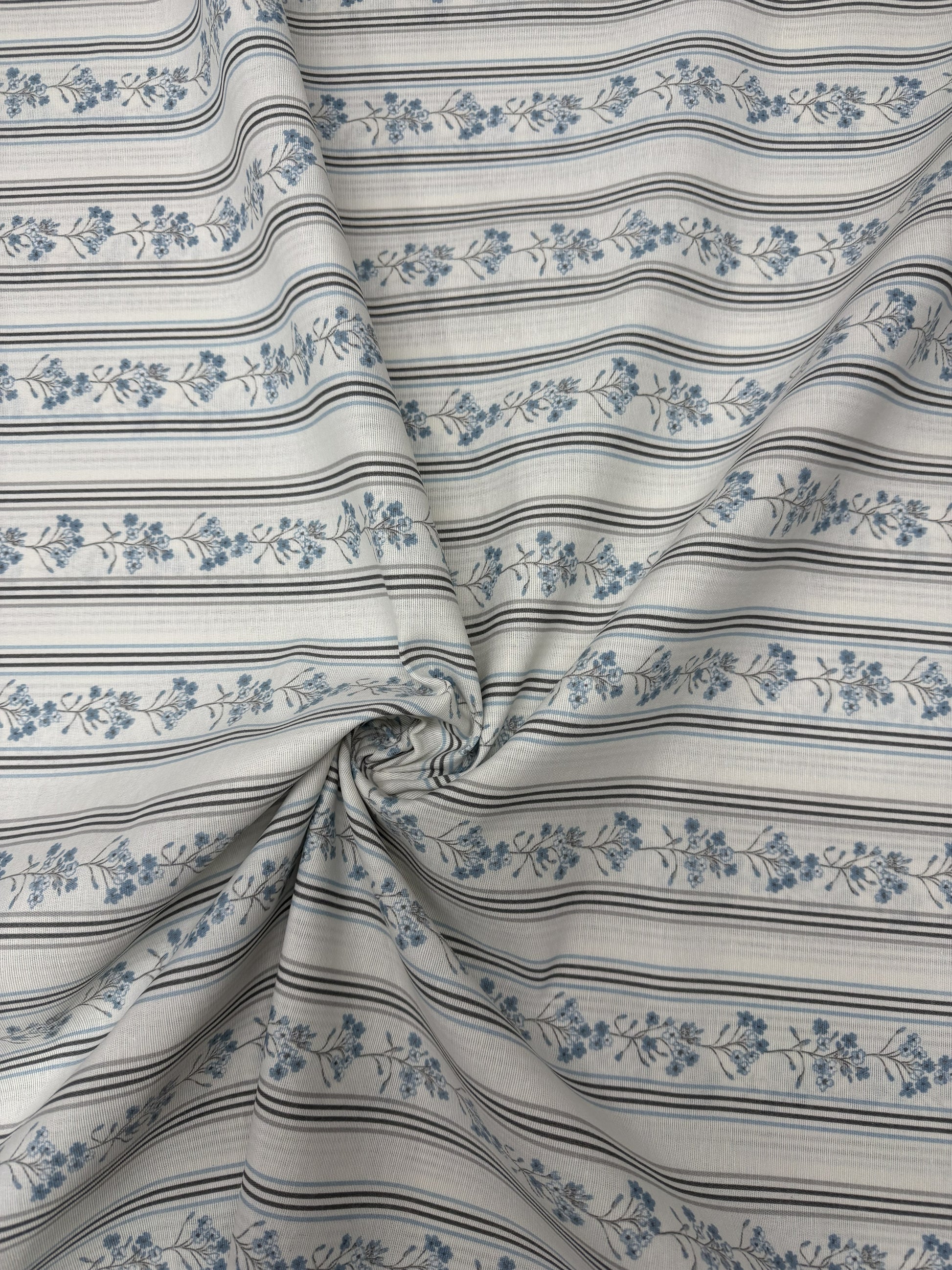 Scampolo Cotone Arredo Riga Floreale