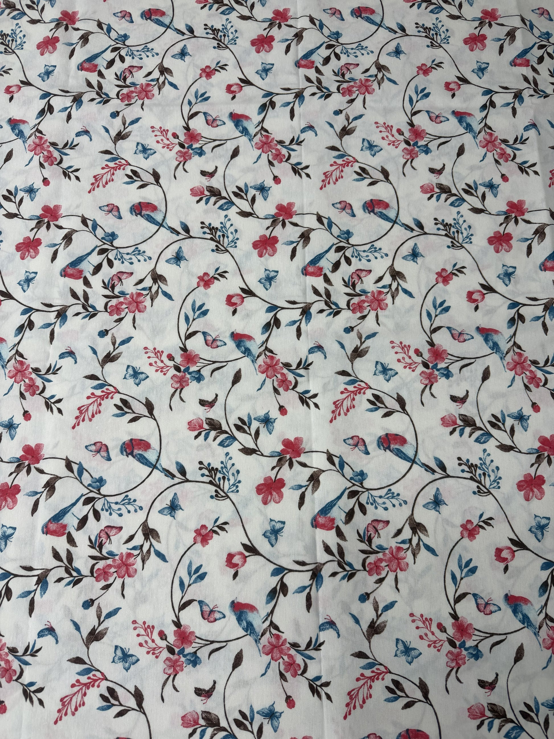 Scampolo Cotone Arredo Floreale Design Ellie