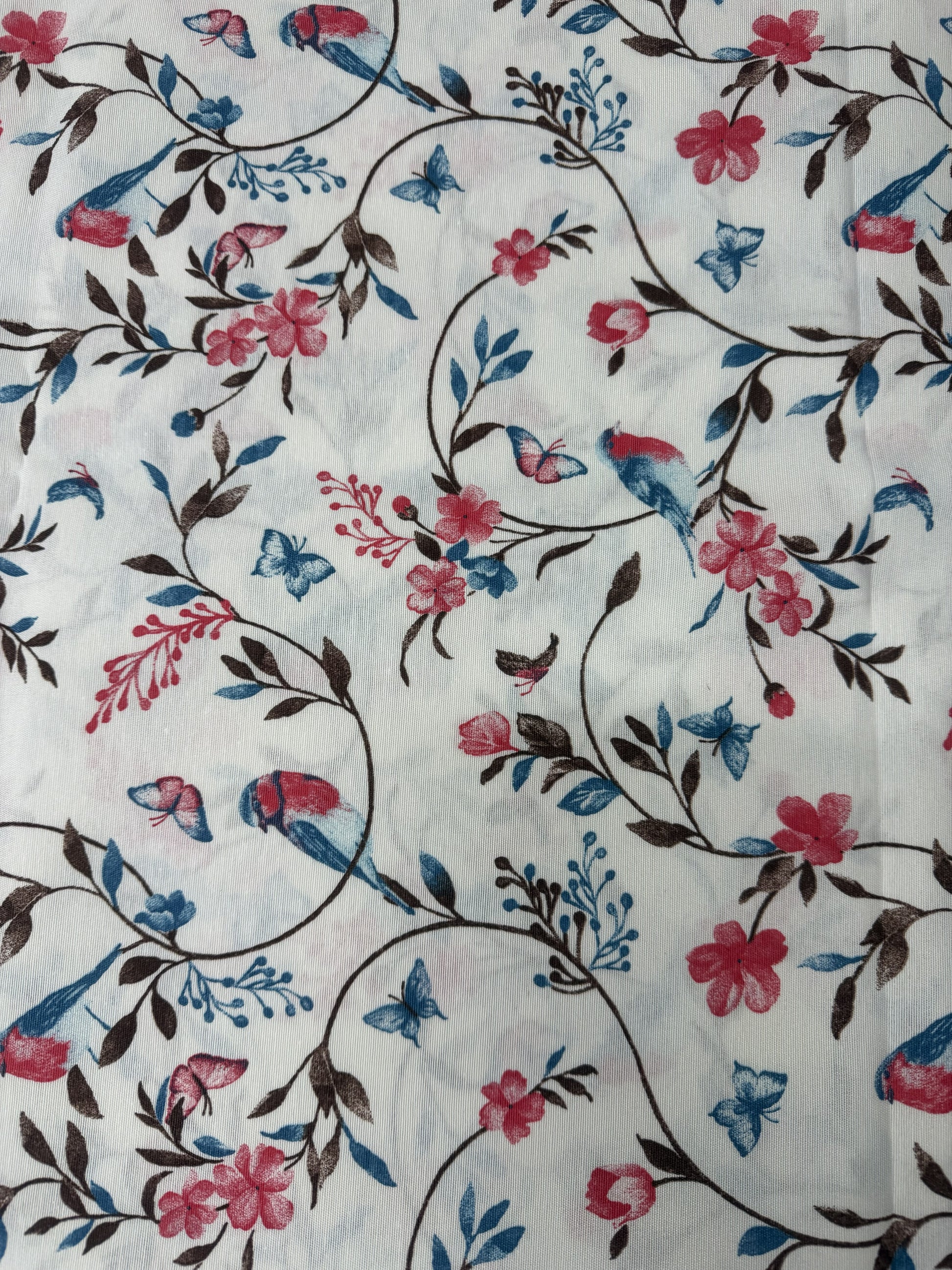 Scampolo Cotone Arredo Floreale Design Ellie