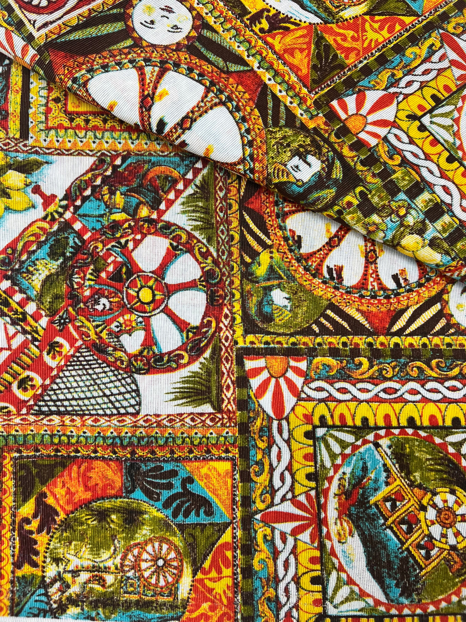 Scampolo Cotone Arredo Sicilia Remix
