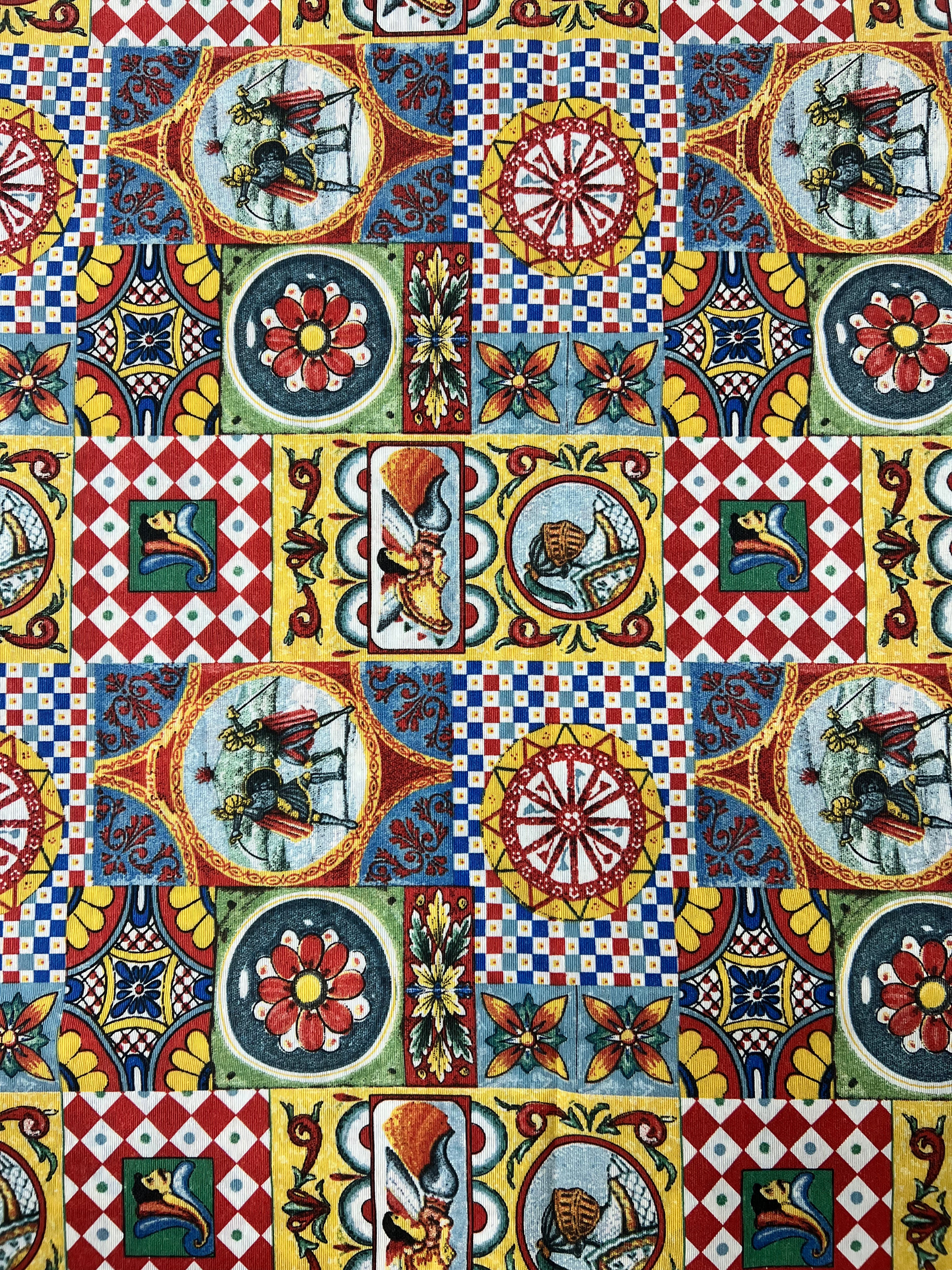 Scampolo Cotone Arredo Sicily Street