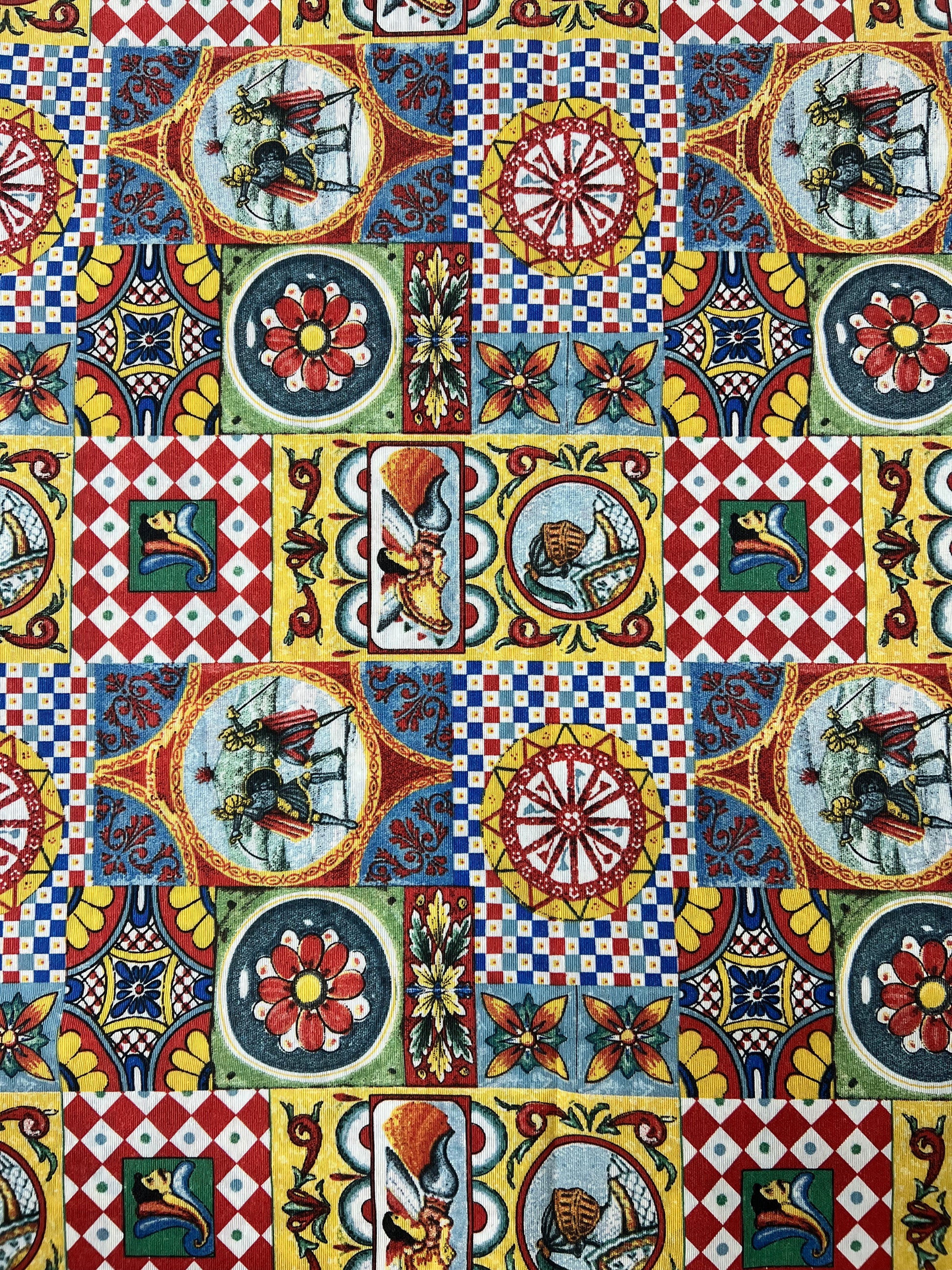Scampolo Cotone Arredo Sicily Street