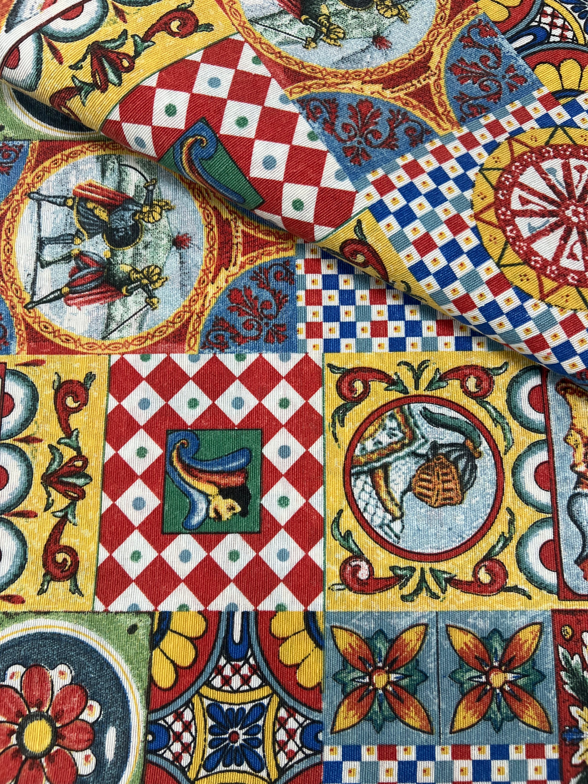 Scampolo Cotone Arredo Sicily Street