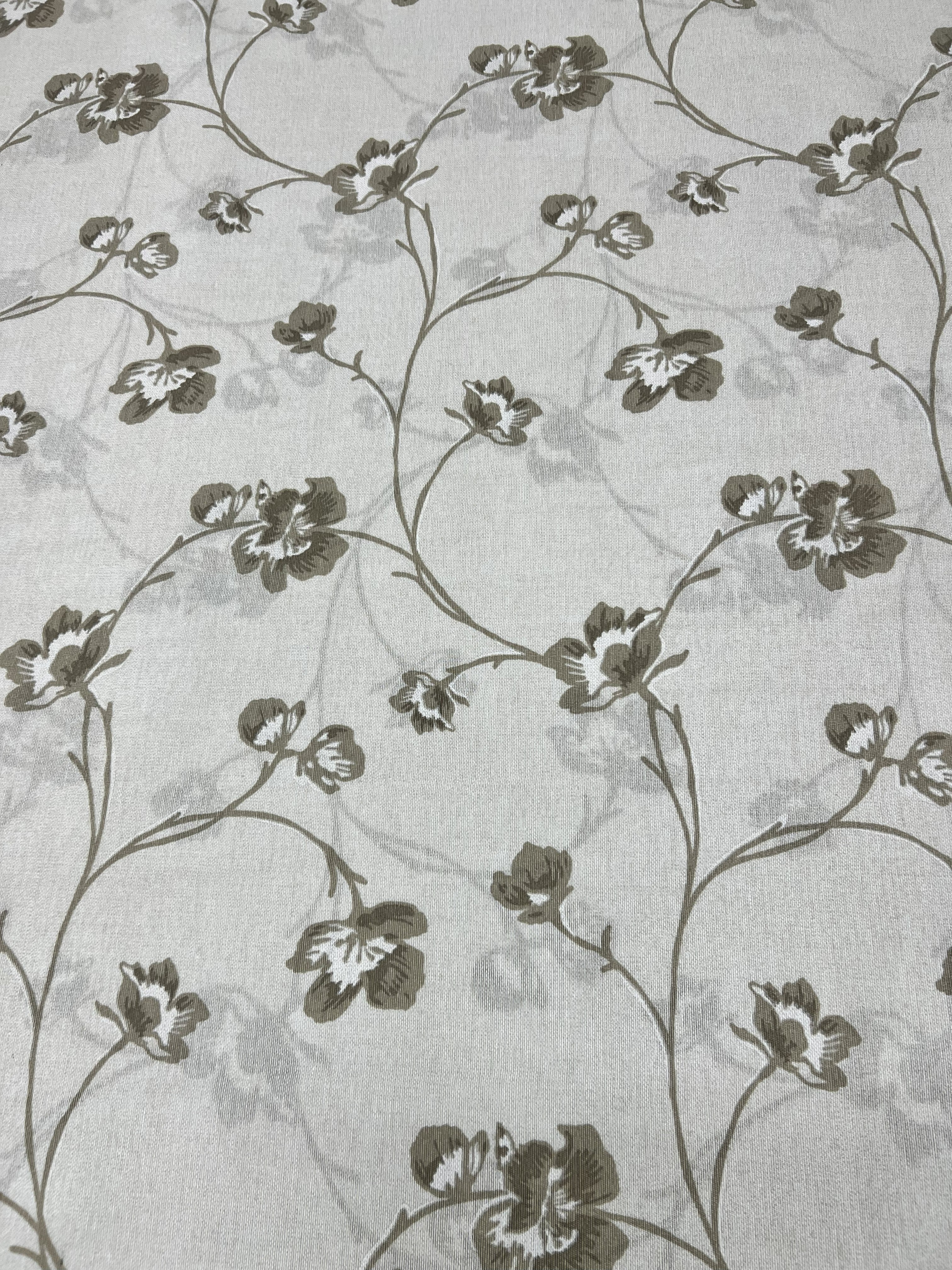 Scampolo Cotone Arredo Fiore con Rametto