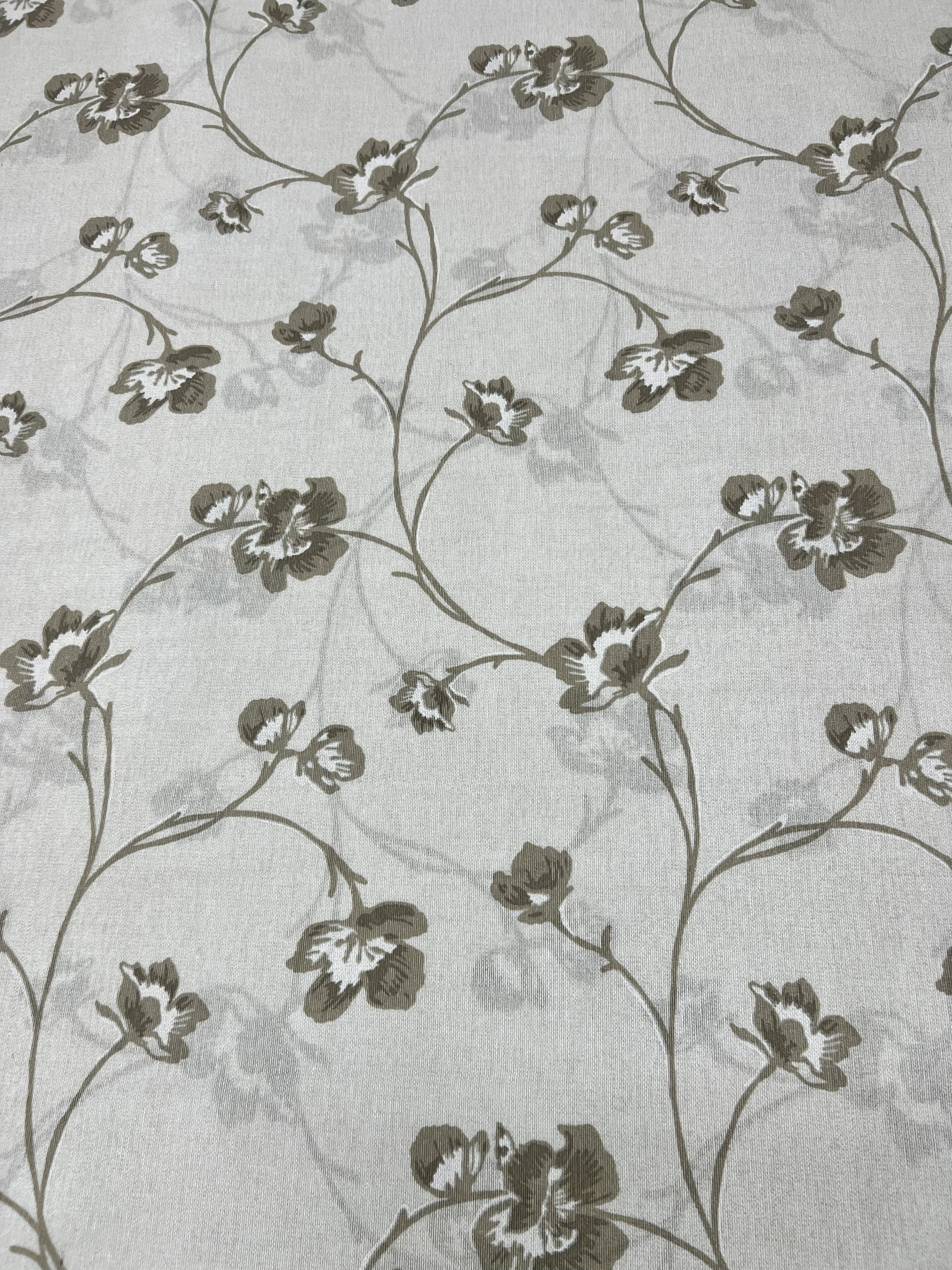 Scampolo Cotone Arredo Fiore con Rametto