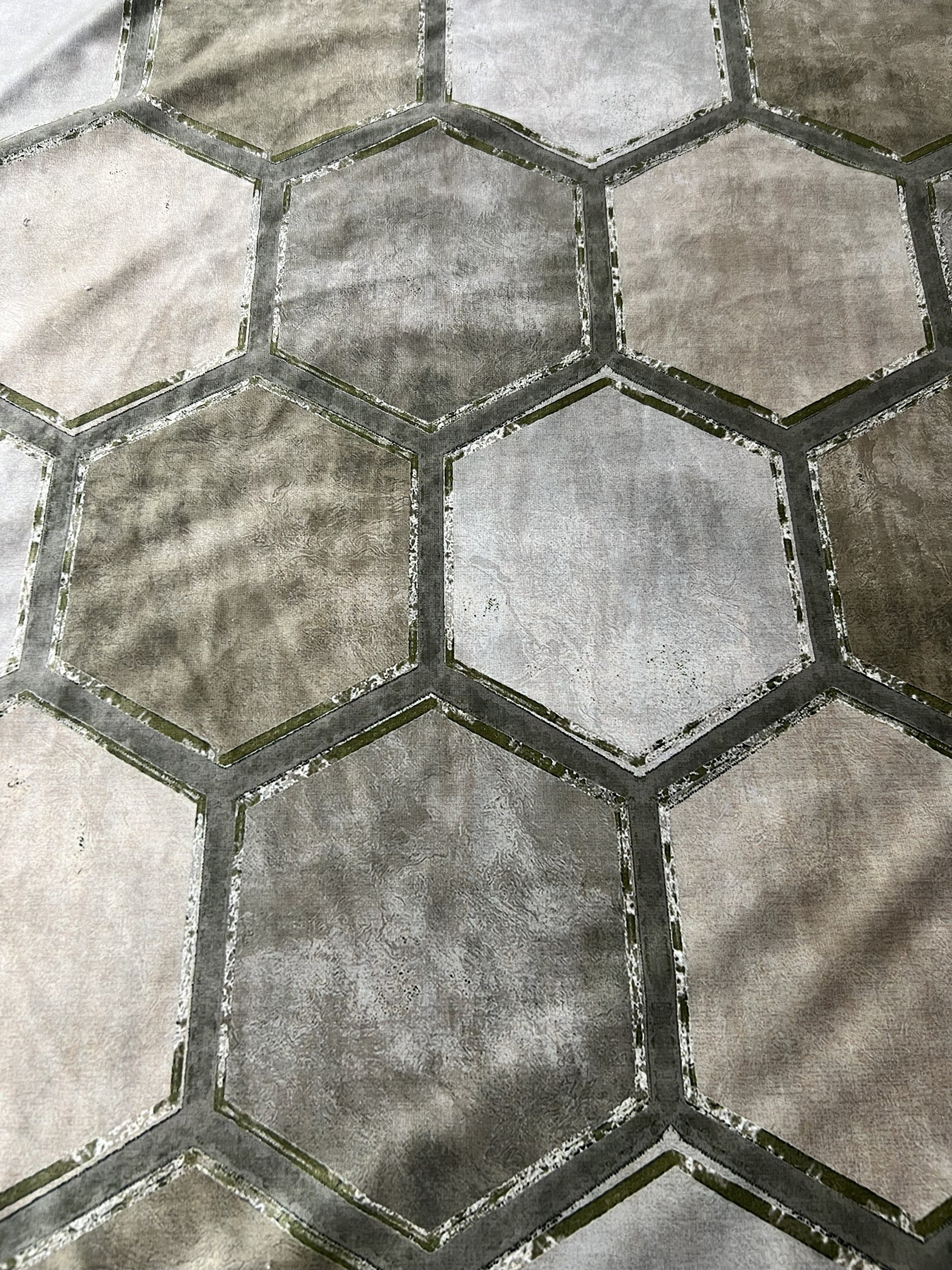 Scampolo Tessuto Velluto Exagon 260x300cm