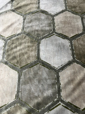 Scampolo Tessuto Velluto Exagon 260x300cm