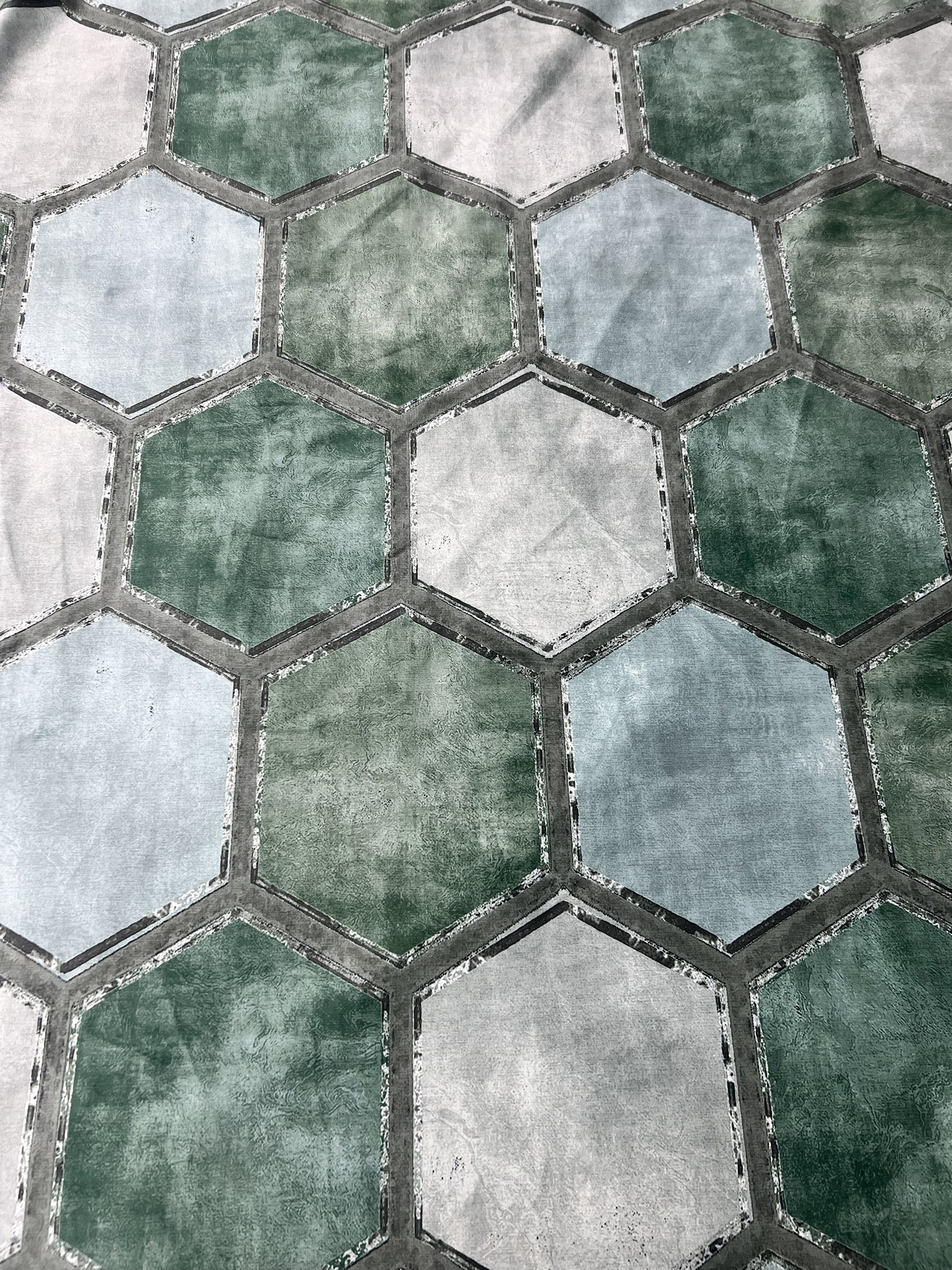 Scampolo Tessuto Velluto Exagon 260x300cm