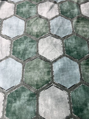 Scampolo Tessuto Velluto Exagon 260x300cm